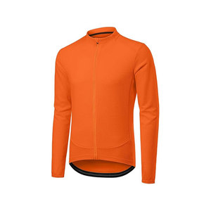 เสื้อปั่นจักรยานแขนยาวสีส้มสำหรับผู้ชายผู้หญิงสวมใส่เพื่อประสิทธิภาพในการออกกำลังกาย - Product Image 1