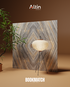 Azulejos de porcelana vitrificada con diseño Bookmatch de 60x120 cm, color gris Amoria, brillante, diseño español, azulejos de 600x1200 mm para sala de estar - Product Image 1