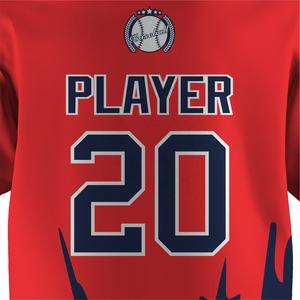 Maillot de baseball personnalisé sublimé pour jeunes, respirant et grande taille, uniforme noir uni avec logo brodé - Product Image 5