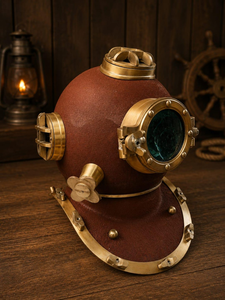 Réplica del Casco de Buceo Mark V, Casco de Buceo de Aluminio para Aguas Profundas, Decoración Náutica Marítima, Pieza Coleccionable Vintage - Product Image 3