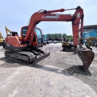 Excavadora Mini Usada DOOSAN DX75 con Motor de 36500W y 0.28m³, Pintura Original, Estado Original, Precio Económico