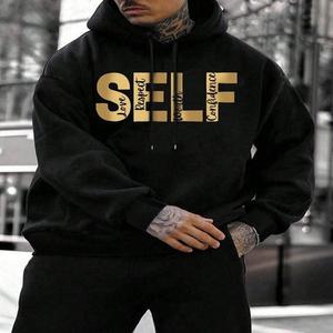 Sudadera con Capucha Unisex Personalizable con Letras Impresas, Lavada, Transpirable, a la Moda, Retro, Oversize, Casual, Estilo Hip Hop, ¡Venta Caliente! - Product Image 1