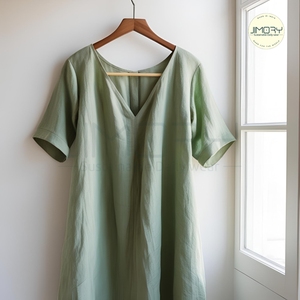 ชุดเดรสผ้าวิสโคสธรรมชาติทรงเข้ารูป ดีไซน์ล่าสุดปี 2025 สำหรับผู้หญิงไซส์ใหญ่ ใส่สบาย ระบายอากาศได้ดี เหมาะสำหรับฤดูร้อน แบบไม่มีแขน สไตล์หรูหรา ขายส่ง - Product Image 5