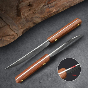 Cuchillo de Cocina de Acero de Damasco, Cuchillo para Pelar Frutas, Cuchillo Afilado para Cortar Carne y Verduras, Herramienta de Cocina Ligera y Fácil de Usar - Product Image 3