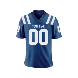 Camiseta de Fútbol Americano Personalizada 100% Poliéster para Hombre y Mujer, Transpirable, Manga Corta, Impresión Personalizada en la Parte Delantera, Antibacteriana - Product Image 4