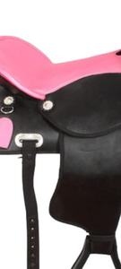 อานจักรยานสีพื้นอานสังเคราะห์แบบตัดรูปหัวใจสีชมพูน้ำหนักเบา - Product Image 6