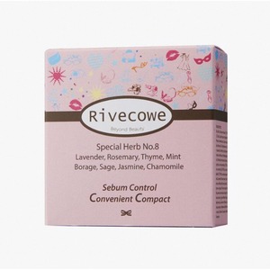 [J International] Rivecowe Matte Foundation <b>Compact</b> 8g CC Face <b>Makeup</b> with Oil & Sebum Control - Product Image 2