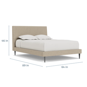 Solid Wood Panel <b>Bed</b> with Matching Footboard | KD Construction Traditional Bedroom Furniture - Product Image 4