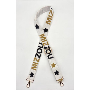 Sangle de sac à bandoulière Vols Slogan en perles de rocaille orange et blanches, ceinture de remplacement pour sacs à bandoulière, pour les détaillants sportifs - Product Image 6