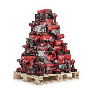 Offre Spéciale : Palettes d'outils Milwaukee en vrac, outils électriques et manuels mixtes, batteries, chargeurs, accessoires – Distribution - Product Image 2