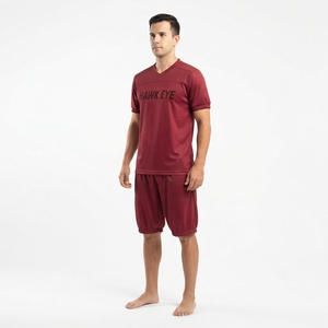 Conjunto de Uniforme de Fútbol Americano Personalizado para Hombre, al por Mayor, Transpirable, de Poliéster, Cuello en V, Manga Corta, Ropa Deportiva de Equipo - Product Image 5