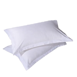 Housses de coussin rectangulaires gris uni 100% coton respirant avec fermeture enveloppante pour usage domestique, style uni - Product Image 6
