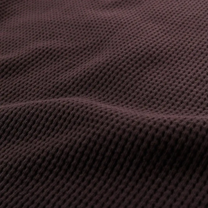 Sweat-shirt à col rond à manches longues en tricot gaufré bleu clair pour femme avec logo personnalisé, 100% coton, respirant, décontracté, pour l'automne - Product Image 5
