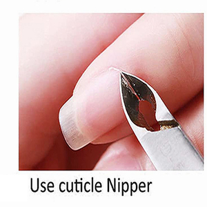 Cortacutículas de Alta Calidad para Arte de Uñas, Cuchillas Extra Afiladas, Color Negro, Cortacutículas con Doble Resorte para Cutículas Muertas - Product Image 2
