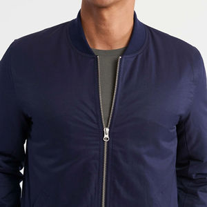 Latest Design Unisex Bomber <b>Jacket</b> <b>Winter</b> Windproof Stand Collar Front Logo Custom Colors & Sizes High Quality Nylon Fabric - Product Image 4