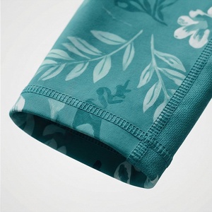Leggings de Yoga de Cintura Alta con Estampado Floral, Spandex y Nailon, Elásticos en Cuatro Direcciones, Diseño Impreso - Product Image 6
