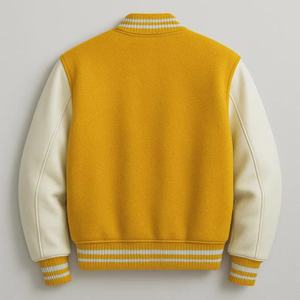 Nouvelle Collection – Blouson Bomber Varsity OEM Hiver en Polyester/Coton Imperméable, Coupe-Vent, Écologique, Motif Écossais avec Lettres sur le Devant - Product Image 2