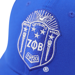 Casquette de baseball ajustable bleu roi Zeta Phi Beta (ZPB) pour femme, style HBCU, vêtement grec - Product Image 4