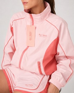 Best Quality Women's Casual Windbreaker Short Set Stylish Jacket Shorts Lightweight Comfortable <b>Waterproof</b> Breathable Activewear - Product Image 6