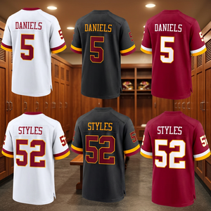 Camisetas Personalizadas de Fútbol Americano Adil Nexus Daniels SJ-1717 para Hombre, 5 Estilos, 52, Manga Corta, Varios Colores, Transpirables - Product Image 2