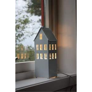 Modern Black Metal House Candle Holder <b>Set</b> Nordic Decorative Iron <b>Lanterns</b> for Tabletop Christmas Decor Wholesale Home Ornaments - Product Image 6