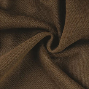 Shorts Bermuda en Coton Marron Uni pour Homme, Taille Élastiquée avec Cordon, Tricoté Respirant, Coupe Décontractée Mi-Haute - Product Image 6
