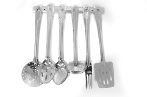 Ensemble d'ustensiles de cuisine américains en acier inoxydable, 9 pièces, haute épaisseur, multifonction, passe au lave-vaisselle - Product Image 4