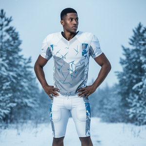 Uniforme de football américain robuste, de haute qualité, en spandex, avec coutures renforcées, maillots et pantalons d'équipe de football américain, fabricant en gros - Product Image 6