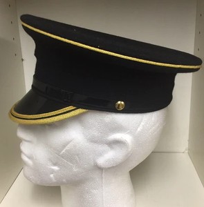 Custom Logo Marching <b>Band</b> Dress Cap Embroidered Visor Peaked <b>Hat</b> Formal Parade Cap for Performance and Events - Product Image 2