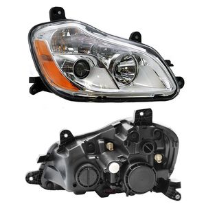 2013-2021 Kenworth T680 Halogen & Xenon Headlight Assembly Right/Passenger <b>Side</b> White Color - Product Image 2