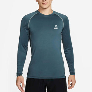 Camisetas de Compresión de Manga Larga Estampadas de Spandex/Poliéster para Hombre, de Alta Calidad, Precio Bajo, Corte Regular, Ecológicas y de Secado Rápido - Product Image 1