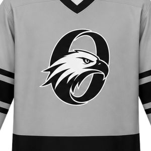 Gray Black Ice Hockey Set Sublimation Jersey and Shorts <b>Athletic</b> Team Uniform Match Wear Long Sleeve Sports Apparel - Product Image 6