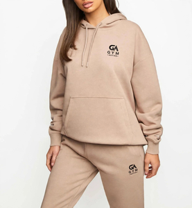 Conjunto Deportivo con Capucha y Cordón Ajustable para Mujer, Transpirable, Ligero, de Poliéster, de Alta Calidad, Ecológico, Tallas Grandes, Personalizable - Product Image 1