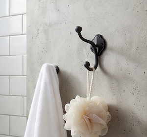 Premium <b>Black</b> Metal Wall <b>Hook</b> Vintage Style Single <b>Hook</b> Rust Resistant for Clothing Storage Organization - Product Image 4
