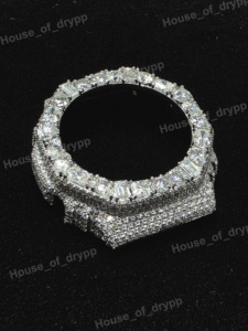 ขอบนาฬิกาประดับเพชรโมอิสซาไนต์ VVS แบบ Iced Out |   นาฬิกาซีรีส์ 2100 - Product Image 4
