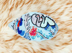 Diadema de lujo estilo vaquero del Oeste de Nashville, hecha a mano, ligera, con cuentas, bordado floral, diseño de lentejuelas y cuentas, acolchada y anudada. - Product Image 4