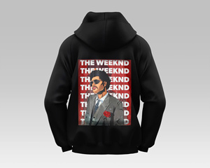 เสื้อฮู้ดดี้โอเวอร์ไซส์เนื้อหนา พิมพ์ลายกราฟิกแนวนอน พร้อมปักโลโก้ตามสั่ง คุณภาพระดับพรีเมียม สำหรับผู้ชาย จากผู้ผลิต - Product Image 5