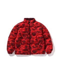 Chaqueta Acolchada de Forro Polar Ecológico con Estampado de Camuflaje Rojo, Unisex, Cortavientos, con Cierre de Cremallera, Informal, para Invierno, Estándar - Product Image 1