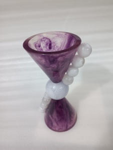 Resin <b>Vase</b> Gloss Crafts Handicraft Art Deco <b>Floor</b> Eco-Friendly Waterproof White - Product Image 5