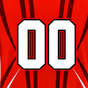 Camiseta de Rugby Roja Brillante de Manga Corta con Cuello en V, Uniforme de Equipo Transpirable y Ligero, Ropa Deportiva Personalizada para Entrenamiento - Product Image 6