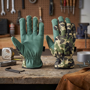 Guantes de Mecánico de Cuero Resistentes al Calor, Antideslizantes, Anticorte, Antiestáticos, que Absorben la Humedad, para Protección en Trabajos al Aire Libre - Product Image 4