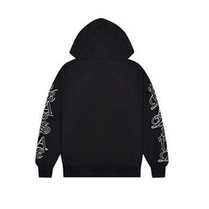 Sweat à capuche d'hiver personnalisé en mélange polyester/coton avec design en strass pour hommes - Fabricant pakistanais de haute qualité - Product Image 2