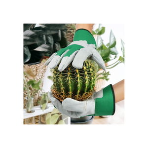 2026 New Arrival Customized Work <b>Gloves</b> Cowhide Leather Factory Driver Climbing Gardening Protective <b>Gloves</b> - Product Image 6