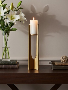 <b>Tall</b> <b>Pillar</b> <b>Candle</b> Holder Modern Metal <b>Candle</b> Holder Gold <b>Candle</b> Stand Luxury <b>Candle</b> Holder Decorative <b>Pillar</b> <b>Candle</b> Stand - Product Image 3