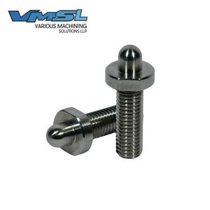 สลักยึดตำแหน่งแบบเกลียวสแตนเลส 316 ผลิตตามสั่งด้วยเครื่อง CNC - Product Image 3