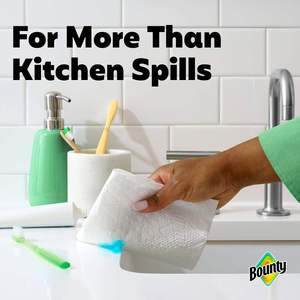 Commercial Bounty Paper Towels 1 Ply 24 <b>Rolls</b> Heavy Duty Absorbent <b>Kitchen</b> Tissue <b>Bulk</b> Supply - Product Image 2