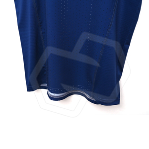 Camiseta Deportiva Sublimada Azul Personalizada al por Mayor, Ecológica, Unisex para Adultos, Transpirable, de Poliéster, para Atletismo - Product Image 6