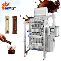 Machine d'emballage verticale multilignes pour espresso liquide, concentré de café, gel énergétique et boissons en sachets stick