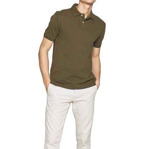 Camiseta de Polo informal 2026 para hombre, logotipo bordado personalizado, tela de punto transpirable, Camisa lisa de manga corta de talla grande - Product Image 1