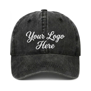 Gorra de Béisbol de Algodón con 6 Paneles, Tela Lavada, Logotipo Personalizado Bordado, Visera Curva Sin Estructura, Unisex, Estilo Dad Hat, Multicolor - Product Image 1